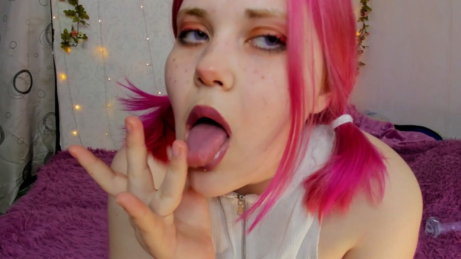 Ahegao and spit fetish 2