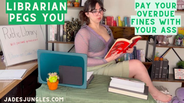 Librarian Pegs Your Ass in the Library | Pegging POV