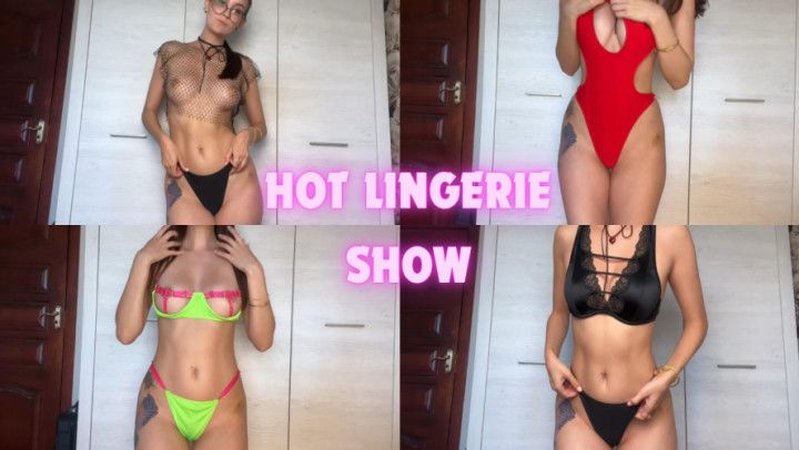 Hot lingerie show