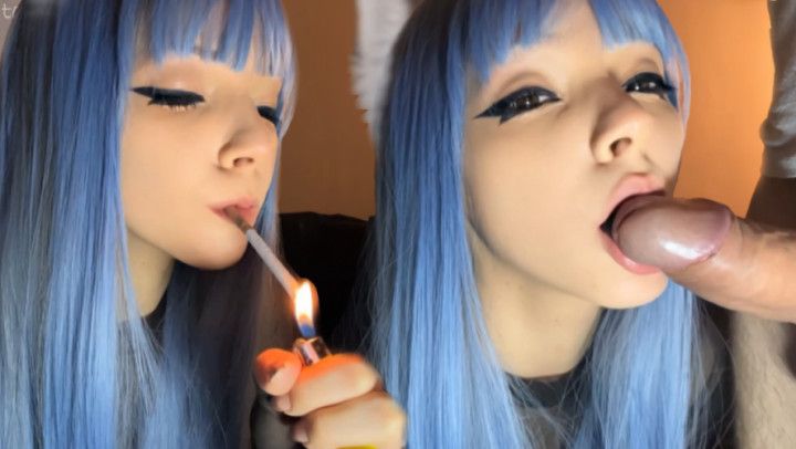 Smoking and Sucking Dick at the same time