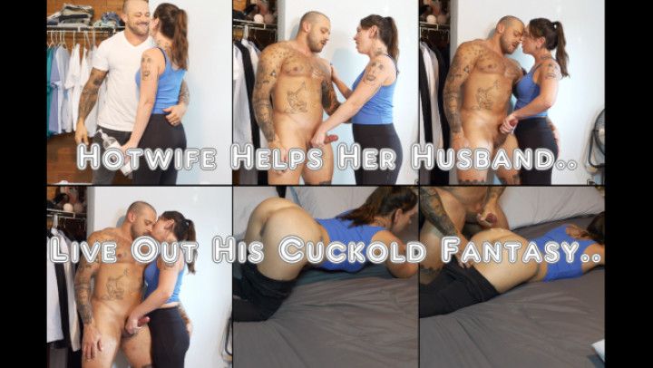 Hotwife Helps Her Husband Live Out His Cuckold Fantasy