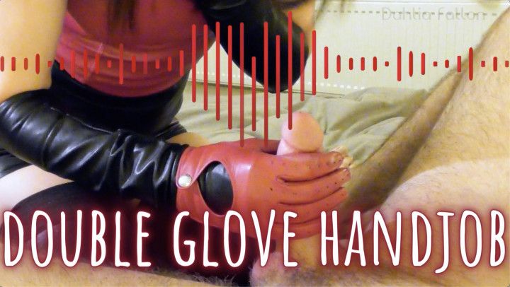 Double Glove Handjob Rimjob and Blowjob