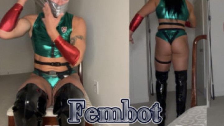 Fembot Supeheroine Following Orders &amp; Bondage Punishment