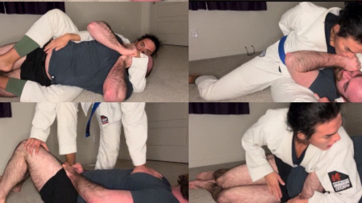 Ball Tapping CBT, Mixed Wrestling, BJJ Gi, Ball Busting