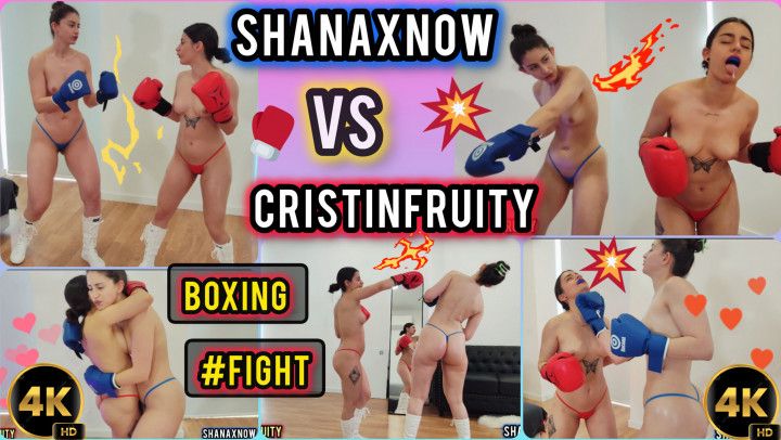 4K FEMALE BOXING FIGHT TOPLESS G STRING OILED BODY BIG ASS