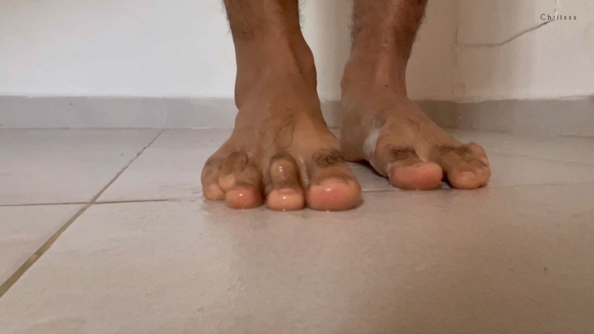 Wet and sticky feet