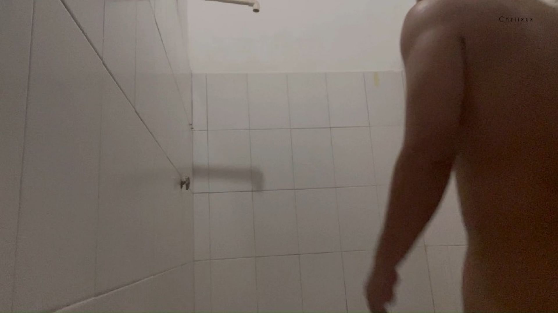 Taking a shower