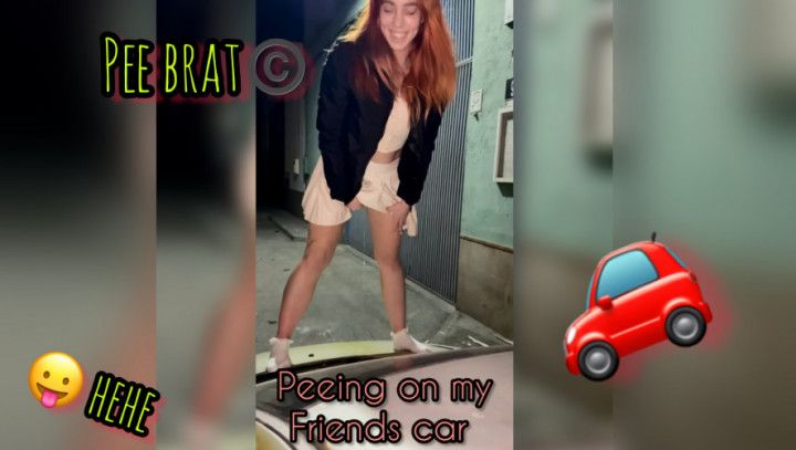 I Pee on my Friends Car