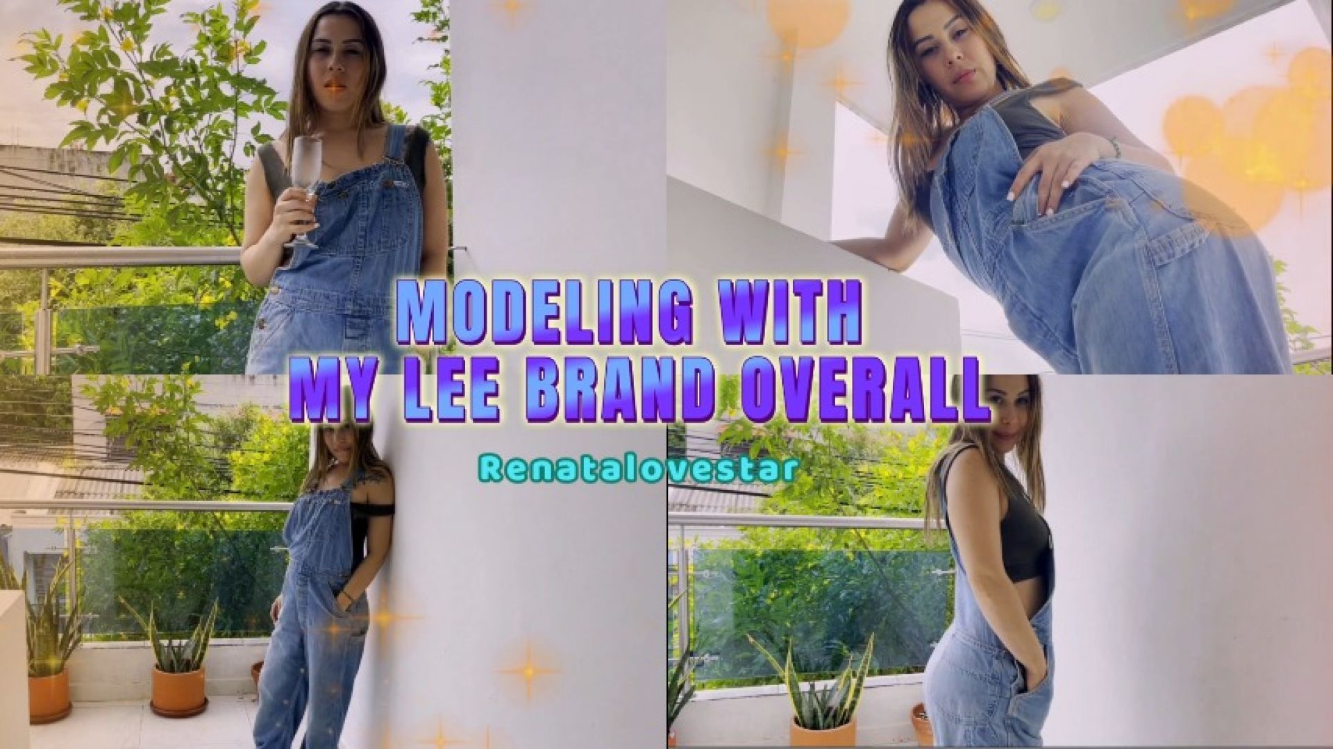 MODELING WITH MY LEE BRAND OVERALL