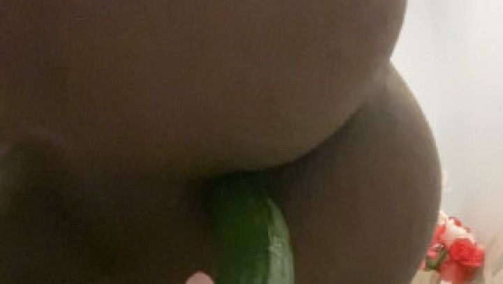 Mini Cucumber Fucking My Ass