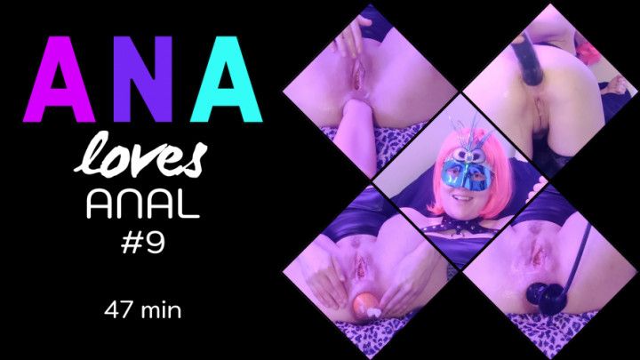 Ana Loves Anal #9 - Orange Anal Insertion &amp; Ass Stretching