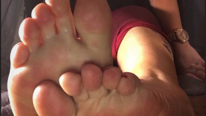 BEDTIME FOOT TEASE