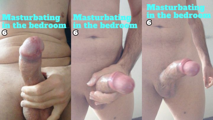 Masturbating in the bedroom 6