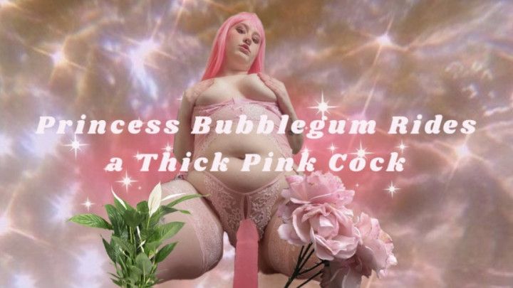 Princess Bubblegum Rides a Thick Pink Cock