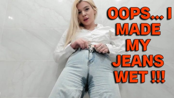 the secret of the little blonde. My wet jeans