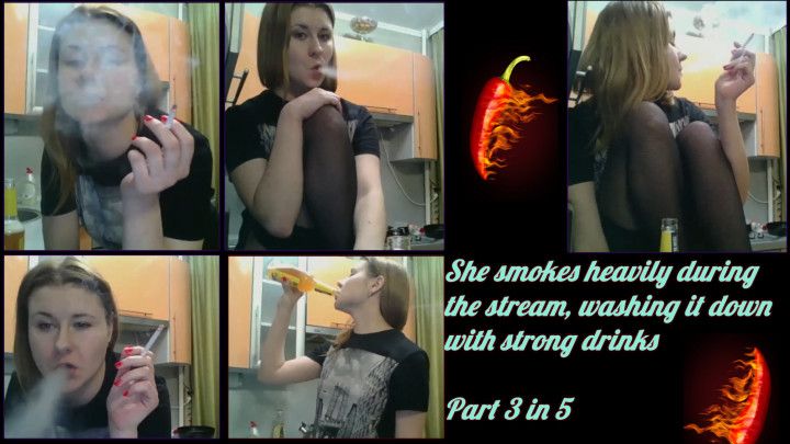 Christina 1 - She adores smoking a lot, Part 3