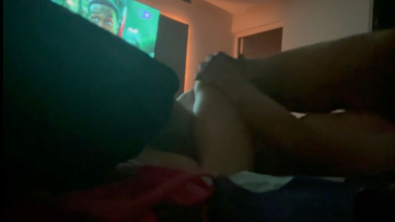 Pareja real amateur, camara oculta