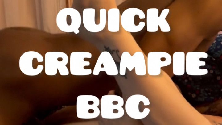 Quick Creampie BBC