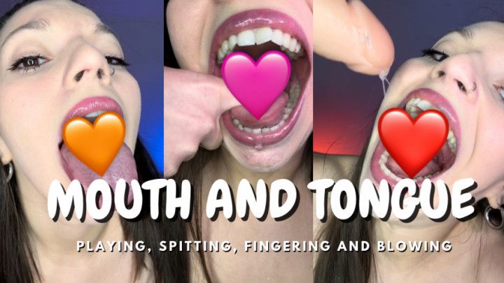 TONGUE, UVULA, SPIT, THROAT FINGERING and FUCKING