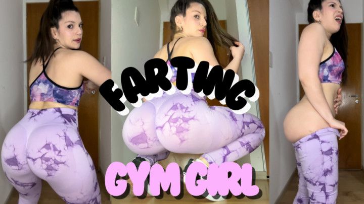 GYM GIRL UNCONTROLLABLY FARTS DURING VIRTUAL GYM CLASS