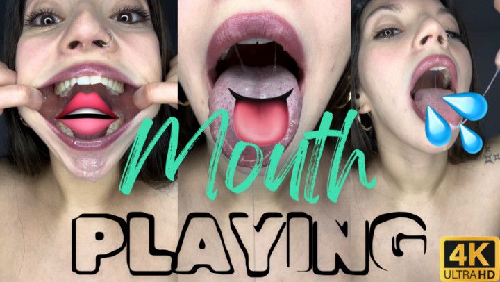 SPIT, DROOL, UVULA AND TONGUE PLAYING