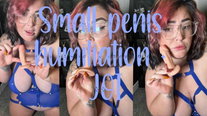 Small penis humiliation and JOI