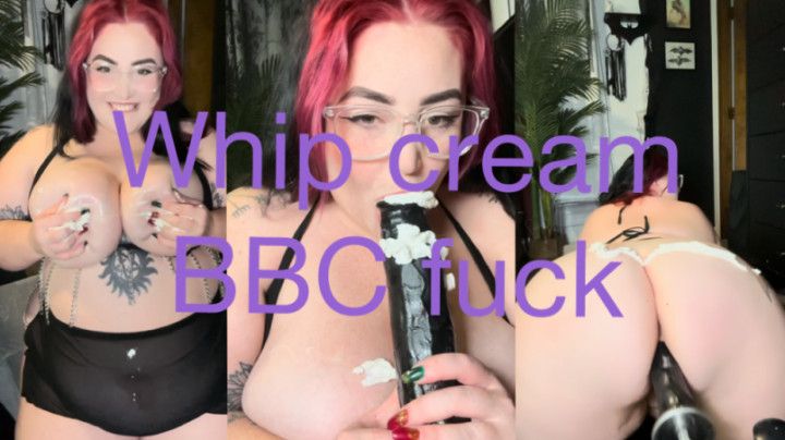 While cream BBC fuck