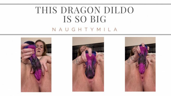 This Dragon dildo is so big