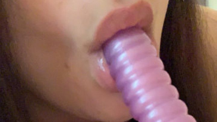 Dildo Sucking