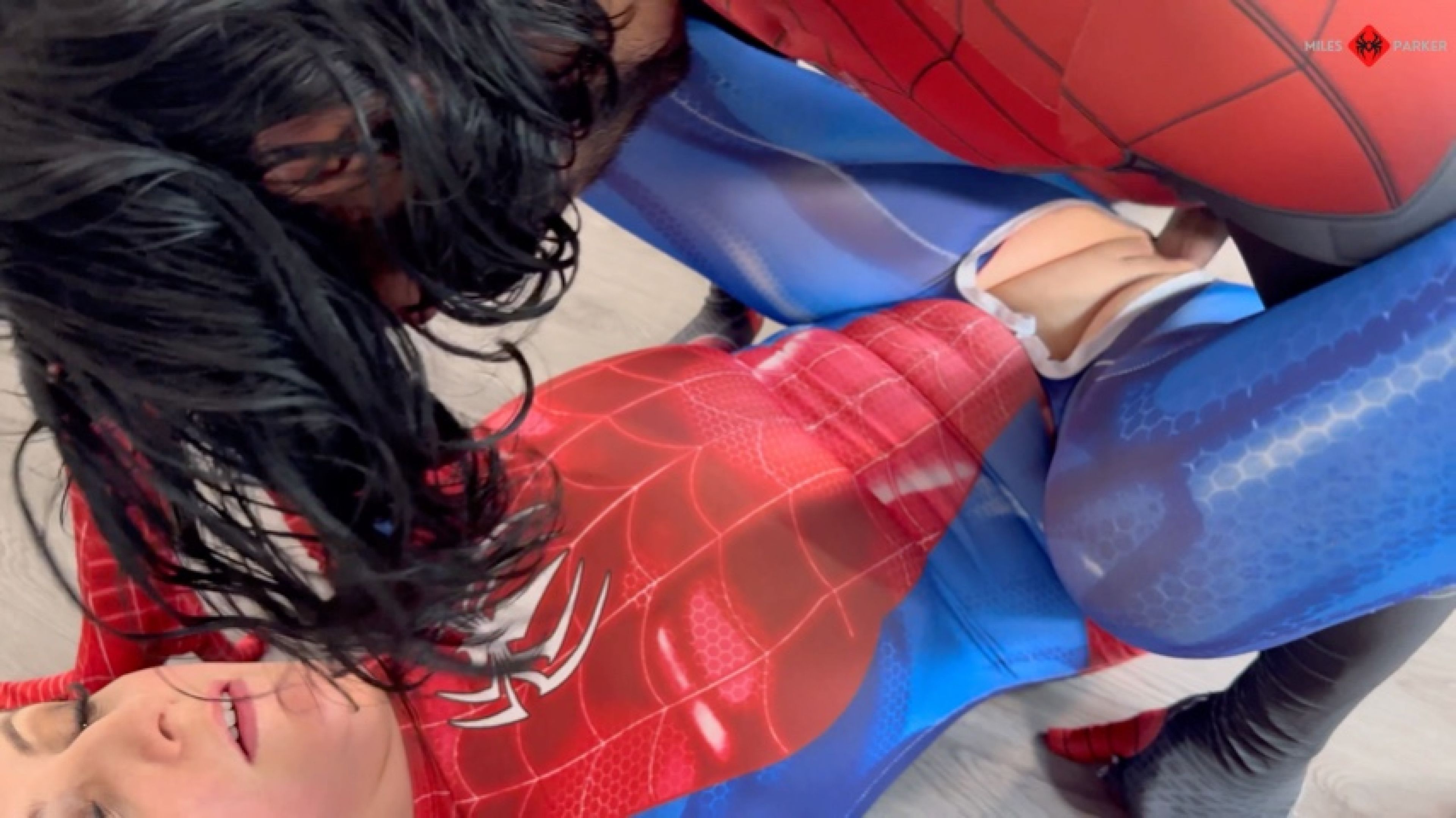 Spider-Woman Keira fucks Spider-Man