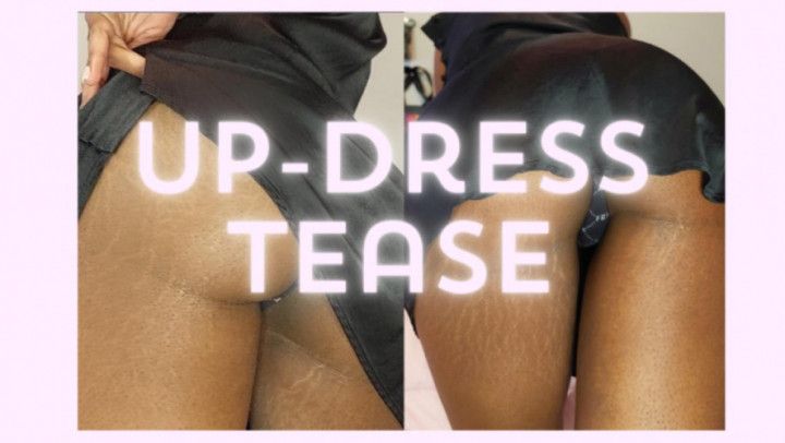 Ebony Goddess Ass Worship~ Up-Dress POV