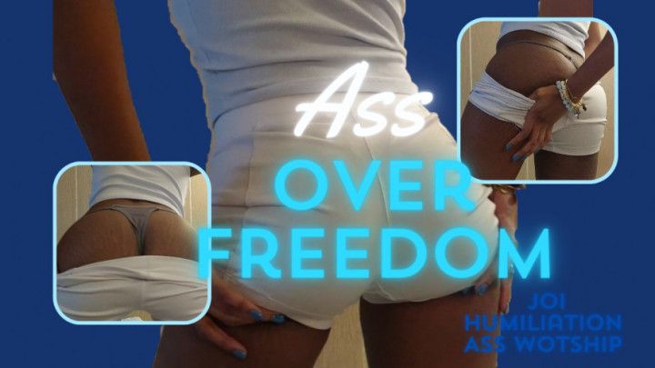 Ass Over Freedom ~ Ebony Ass Worship