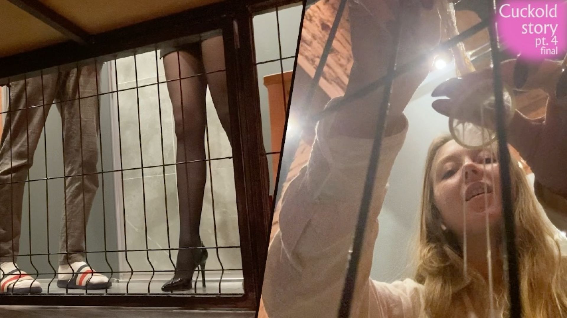 Cuckold's Dream | POV Wife gets Fucked, you're in cage under