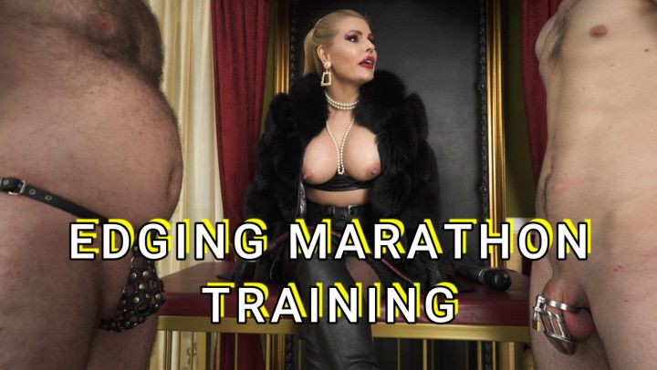 EDGING IN CHASTITY MARATHON TRAINING AT THE HOUSE OF SINN 4K