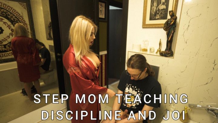 STEPMOM TEACHNG DISCIPLINE AND JERK OFF INSTRUCTIONS