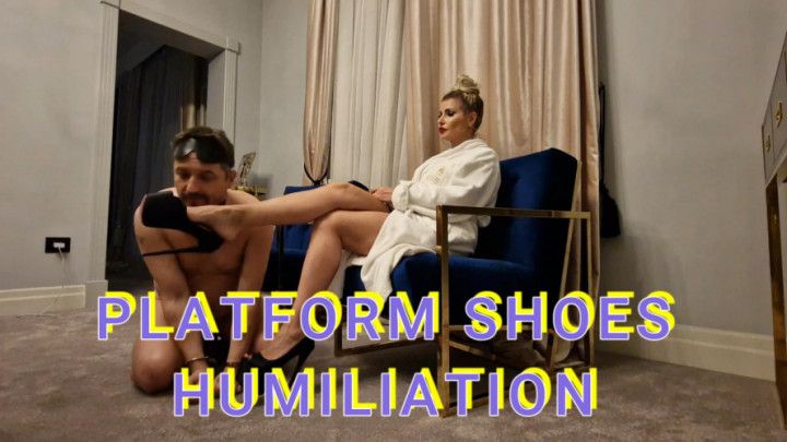 PLATFORM SHOES HUMILIATION WORSHIP