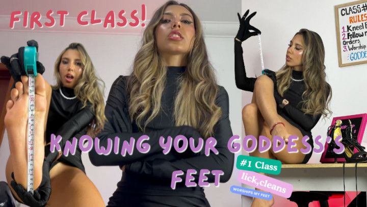 KNOWING YOUR GODDESS'S FEET - First class