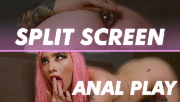 ASS PLAY with a split screen