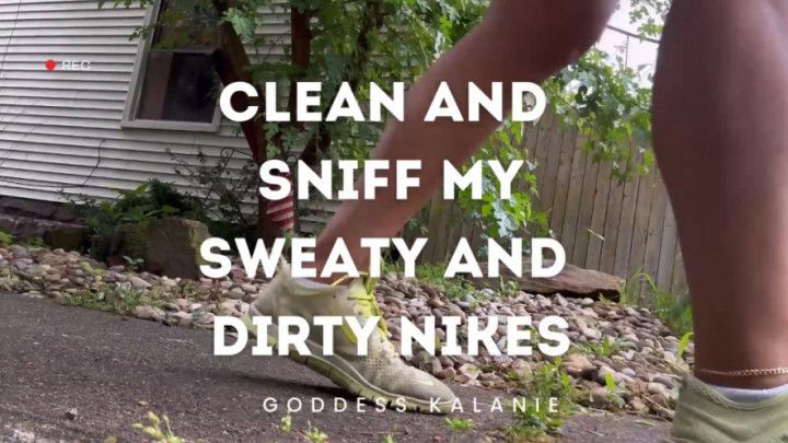 Sniff and Clean my Sweaty Dirty Nikes POV CBT Humiliation