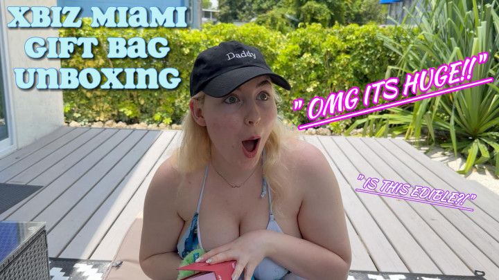 XBIZ MIAMI GIFT BAG UNBOXING