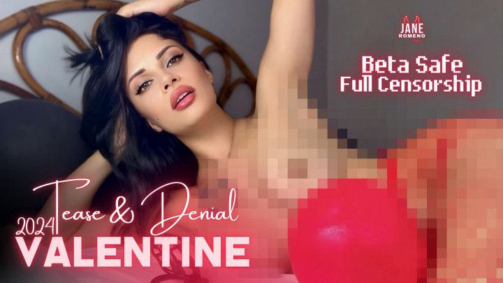 Valentine tease &amp; denial - Full censorship