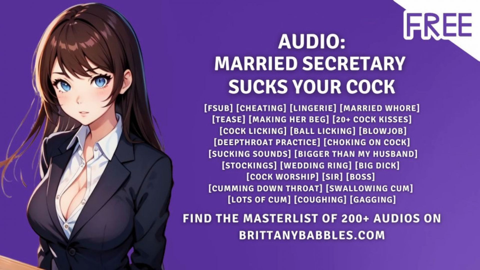 Married Secretary Sucks Your Cock