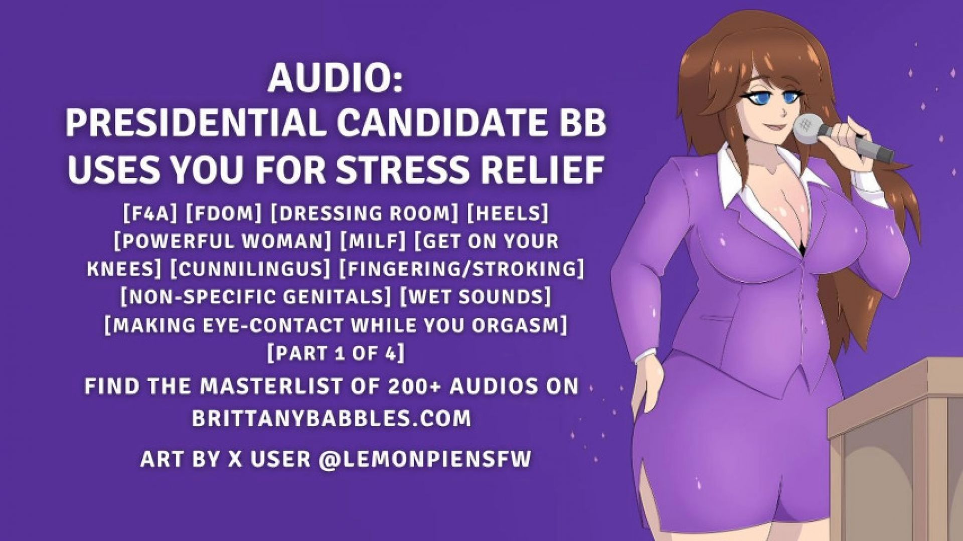 Presidential Candidate BB Uses You For Stress Relief