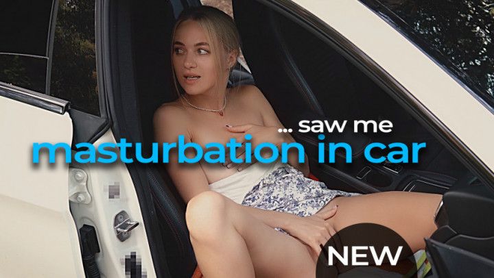 masturbation in a car in the forest