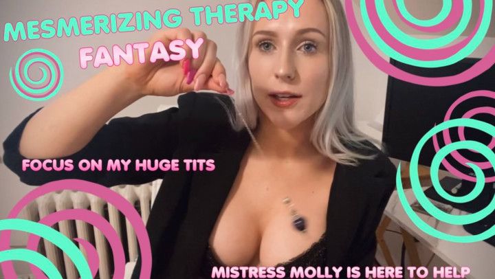 Mesmerizing Cleavage Counseling-Fantasy with Mistress Molly