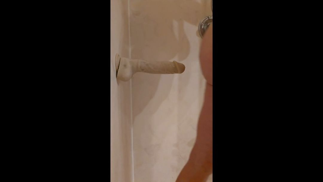 Another BWC dildo shower play part 2