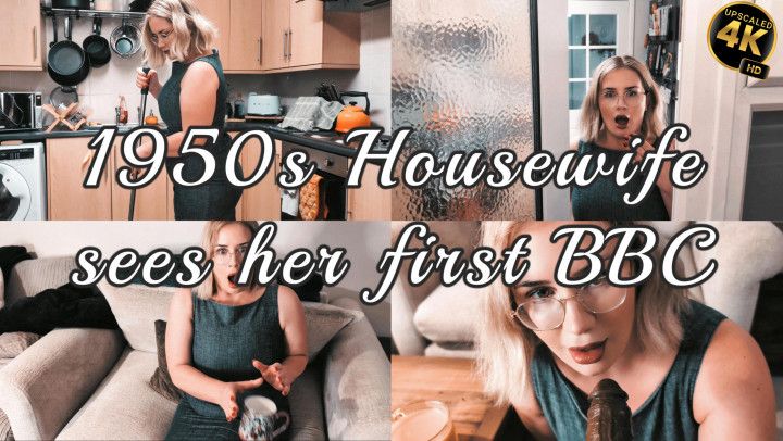 Retro 1950s Housewife sees her first forbidden BBC 4K