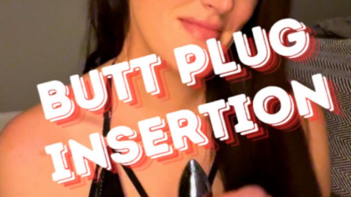 First Time Butt Plug Insertion