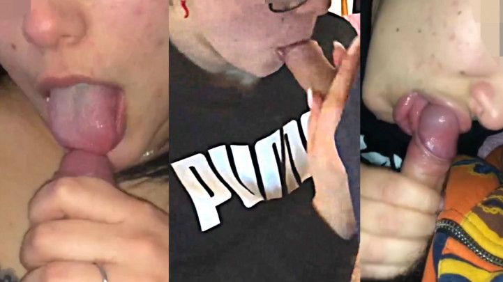 Fantastic compilation of amateur blowjob   With Happy Endig