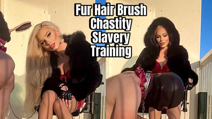 BRATTY Fur Hair Louboutin Chastity Home Worship Slavery Trai